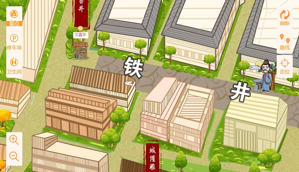 藁城智慧景区：手绘地图与语音导览的完美融合